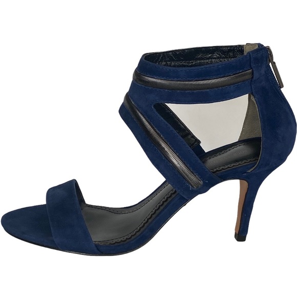 Pour La Victoire Belz Suede Dress Heels Sandals - Picture 9 of 16